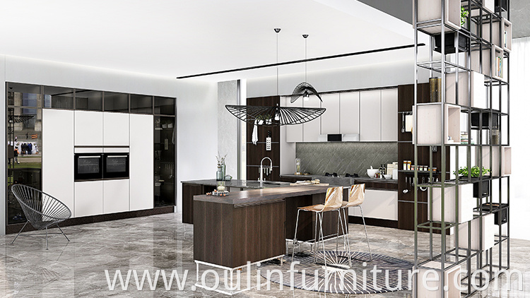 Modern fashion light luxury kitchen cabinet